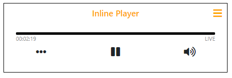 SGplayer inline layout